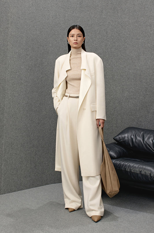 Shangping Nan Wool Blazer in Tailored Double-Face Wool Blazer