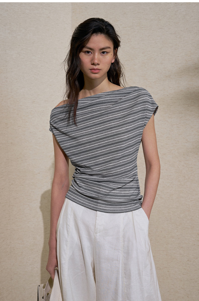 ZZ2FMWTT033 Heather Grey Stripe
