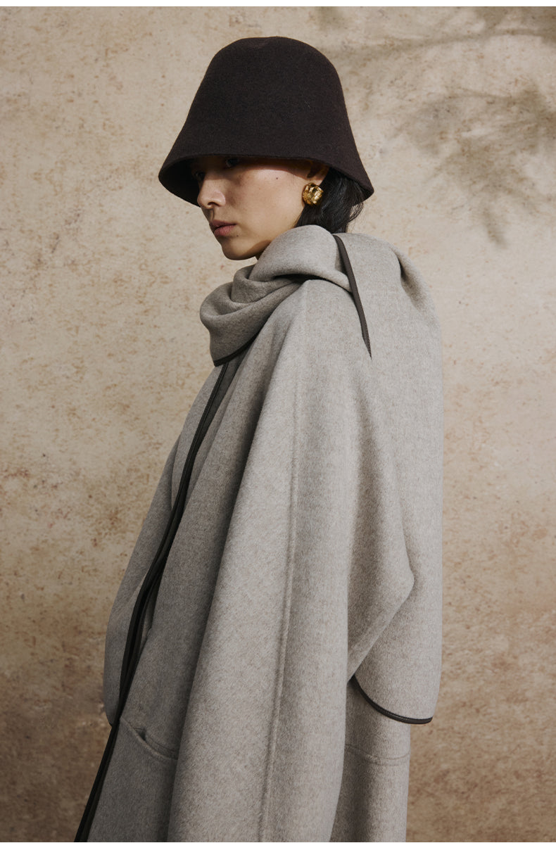 ZZ2EAWWT012 Double-Face Wool Coat