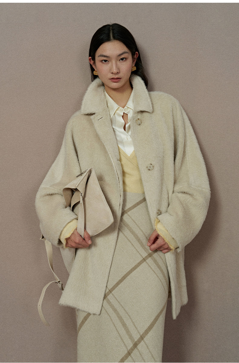 ZZ2EWWWT122 Double-Face Wool Coat