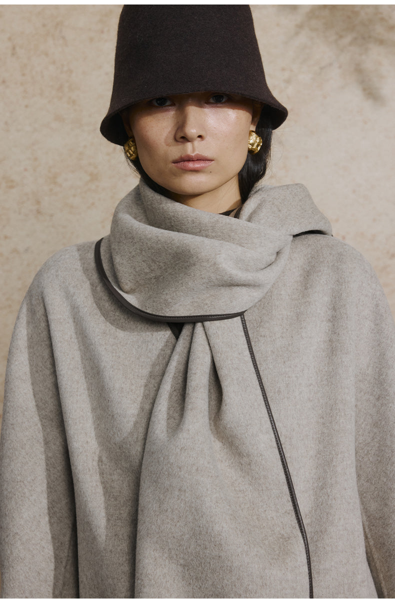 ZZ2EAWWT012 Double-Face Wool Coat