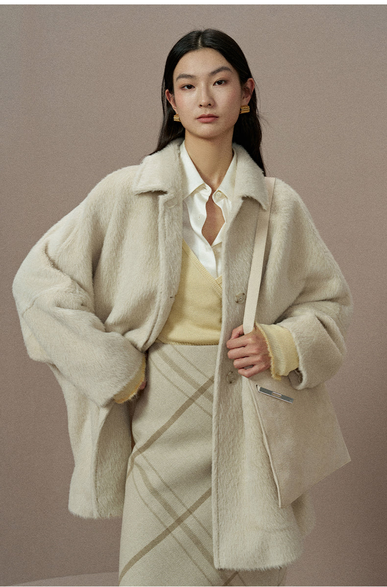 ZZ2EWWWT122 Double-Face Wool Coat
