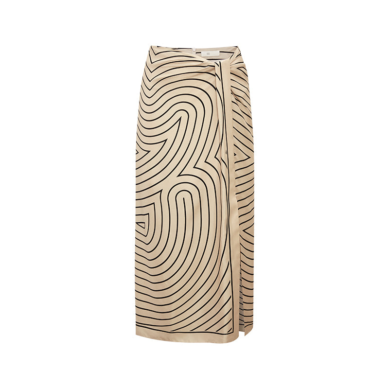 ZZ2FMWBT027 Tailored Summer Midi Skirt