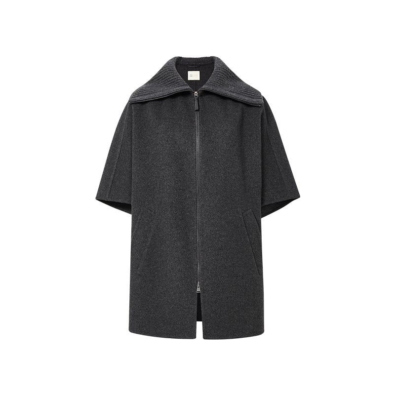 ZZ2FSWW3022 Double-Face Wool Cape