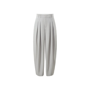 Acetate Tapered Crop Pants flat view