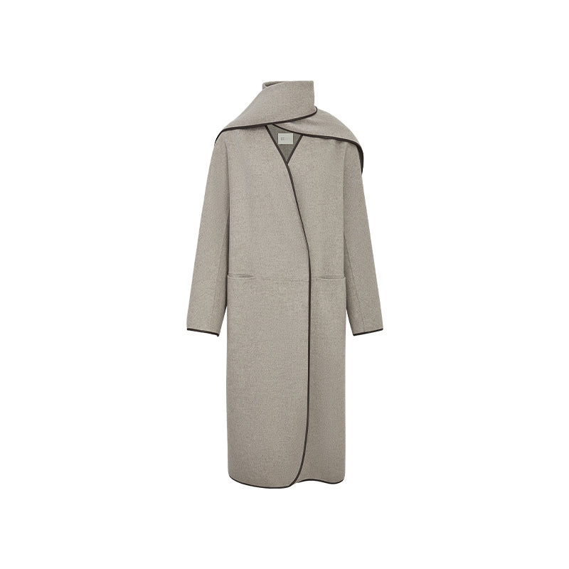 ZZ2EAWWT012 Double-Face Wool Coat