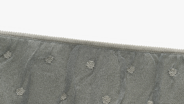 Double-Layer Dot Knit Cami in Pebble Grey - detail bound edge and dot knit - Pebble Grey