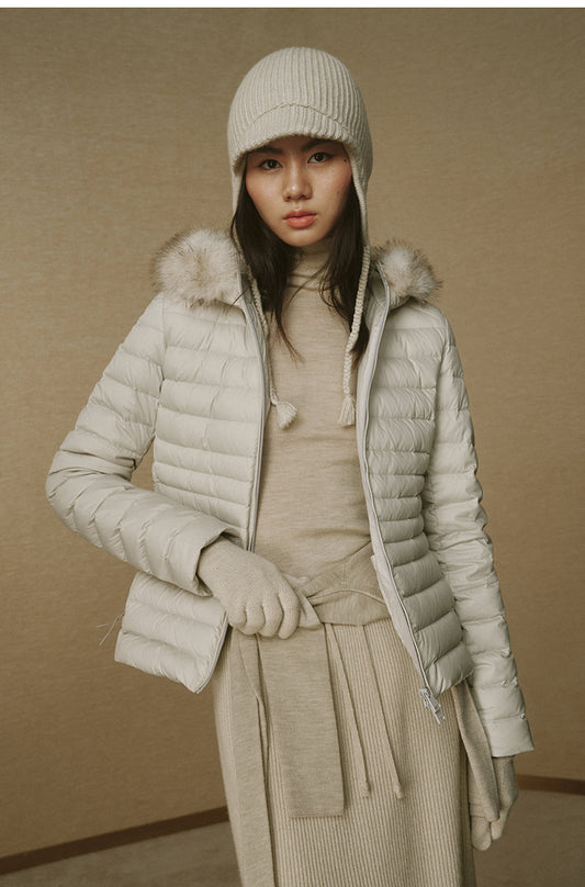 Ba Gan Long Cuff Wool Gloves - Jade Ivory