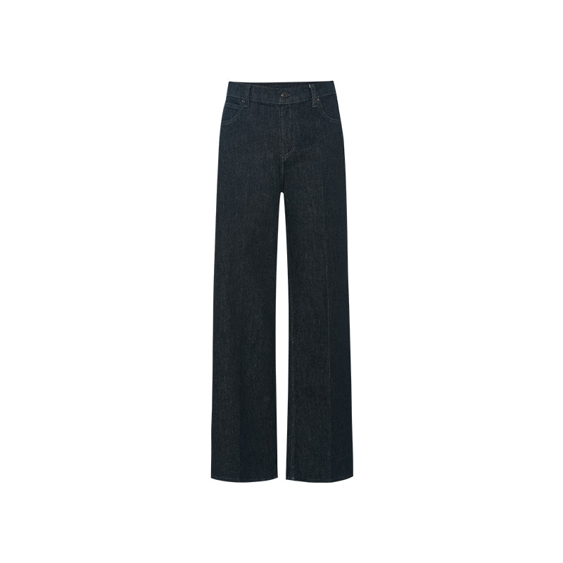 Deep Navy Straight Jeans