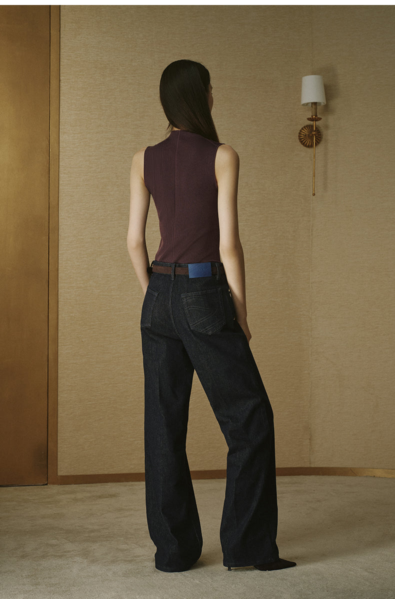 Deep Navy Straight Jeans Deep Navy