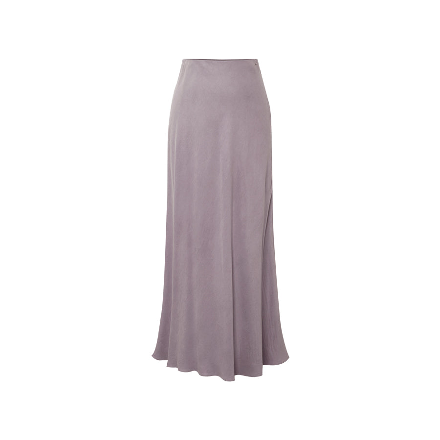 Cupro Flow Midi Skirt