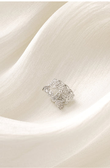 Binyunsongling Woven Ear Cuff in Silver - view 5 - Silver