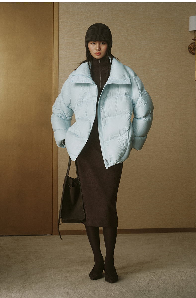 Xian Yin Tu Goose Down Jacket - Pale Cloud Blue