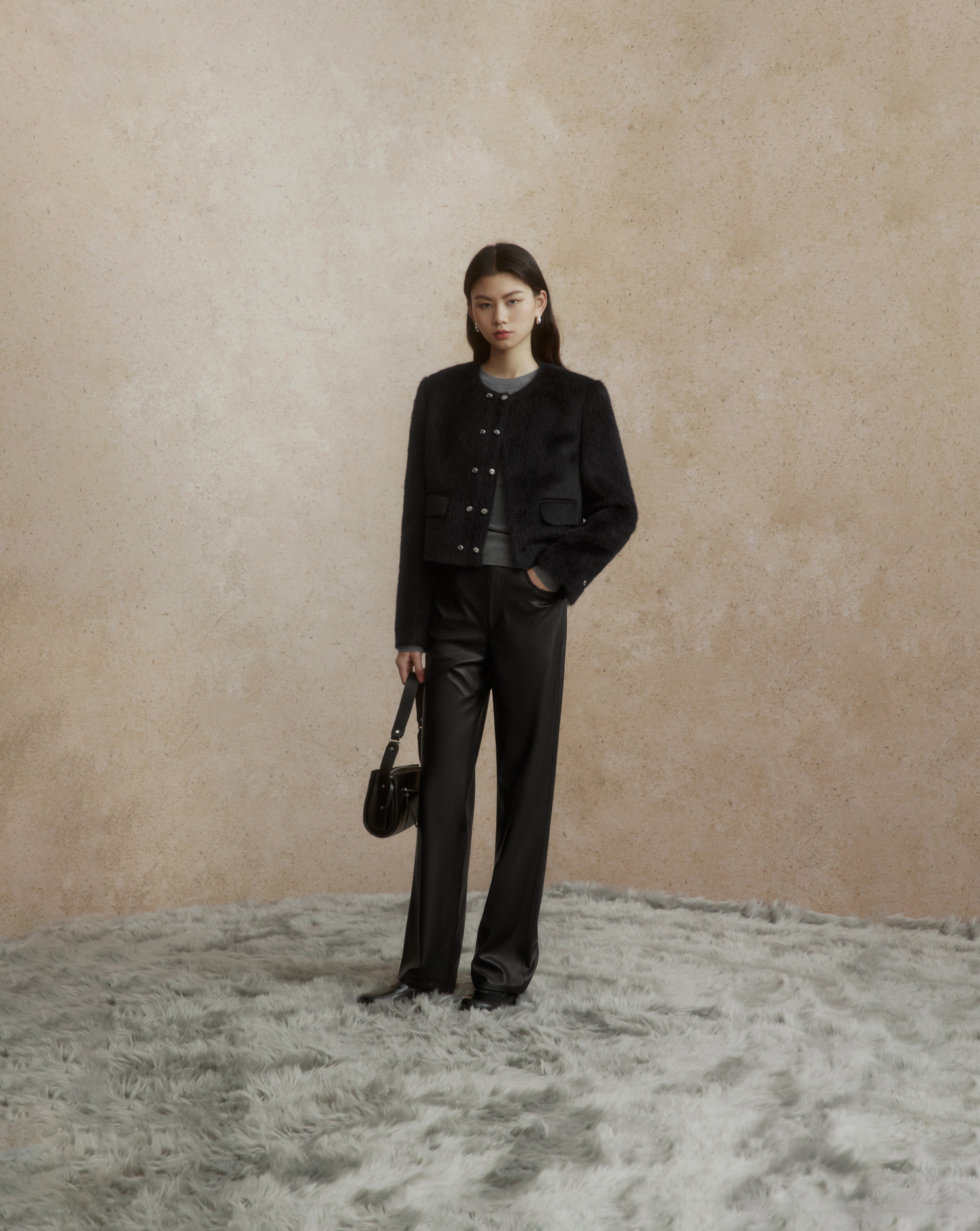 ZZ2DWWJ8039 Double-Face Wool Coat