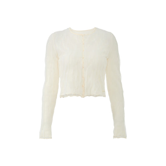 ZZ2FAKGH031 Double-Layer Dot Cardigan product image