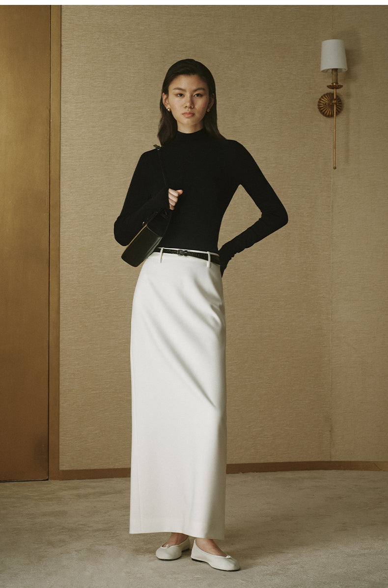 Seamless Wool Mockneck