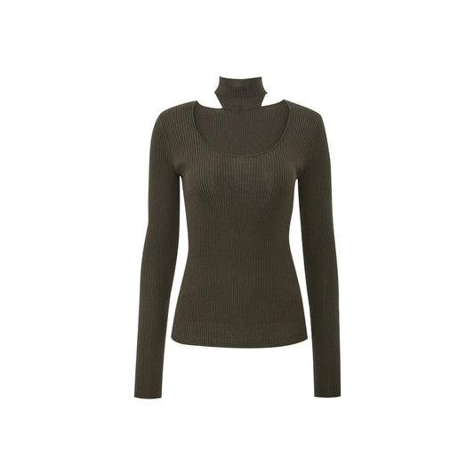 ZZ2FAKZL074 Wool Choker Sweater product image