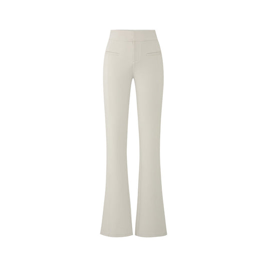 ZZ2FAWK9031 Air Layer Flare Trousers Light Grey