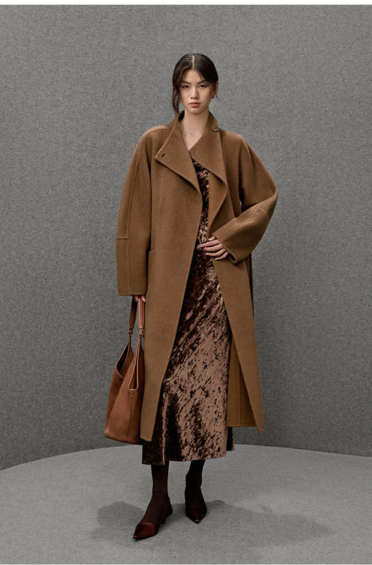 Shihu Xian Wool Coat in Double-Face Wool Coat