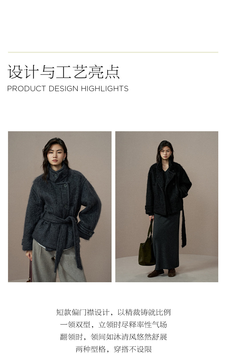 ZZ2EWWWQ137 Double-Face Wool Coat