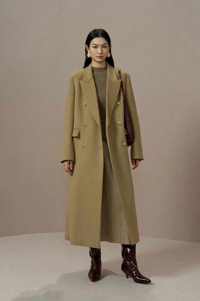 ZZ2EWWWQ141 Tailored Double-Face Wool Blazer