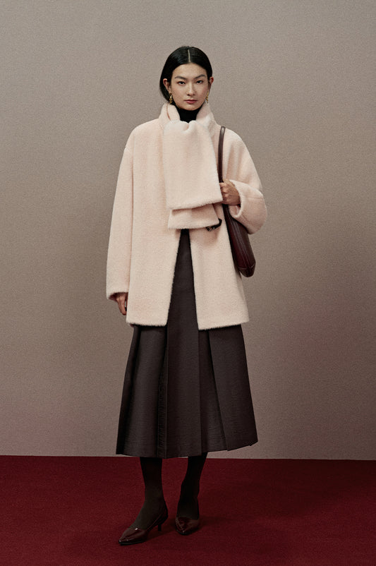 Zhuma Zi Wool Coat in Double-Face Wool Coat