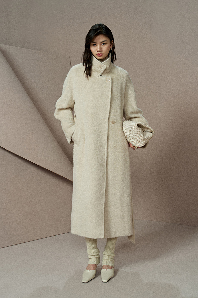 ZZ2EWWW9015 Double-Face Wool Coat