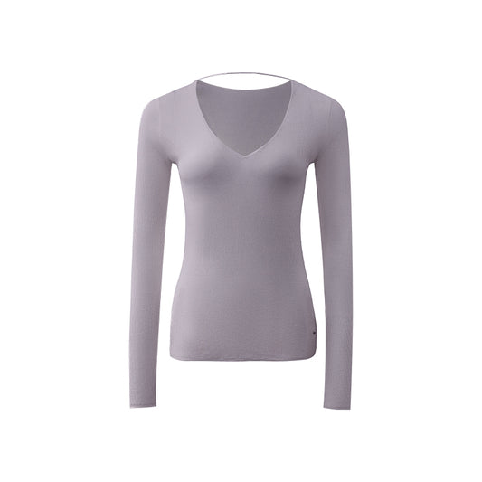 Reversible Off-Shoulder Knit flat view