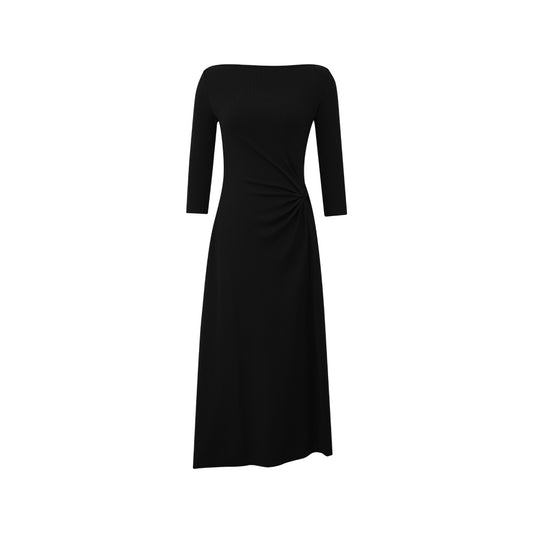 Off-Shoulder Midi Dress flat view