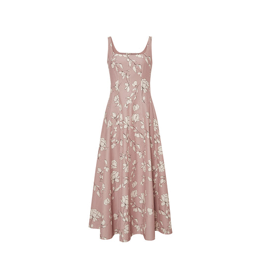 Printed Sleeveless Dress flat view