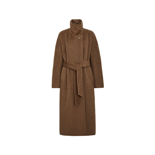 Yeru Nian Alpaca Coat in Double-Face Wool Coat