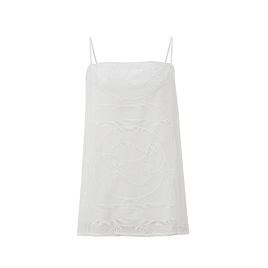 Logo Embroidered Cami flat view