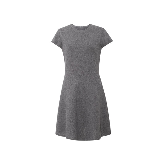 Crochet Waist Knit Dress flat view