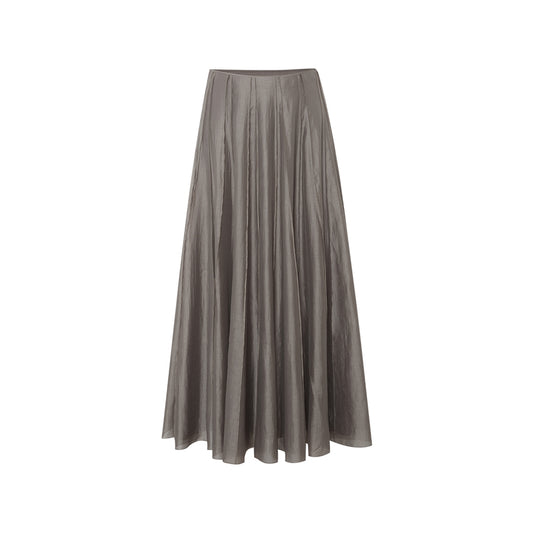 Tencel Sheer Umbrella Skirt flat view