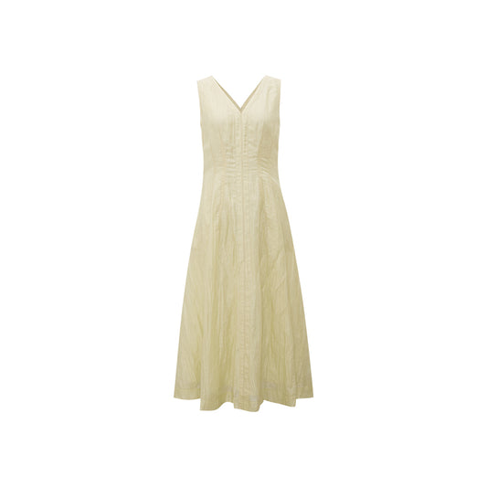 Reversible Linen Midi Dress flat view
