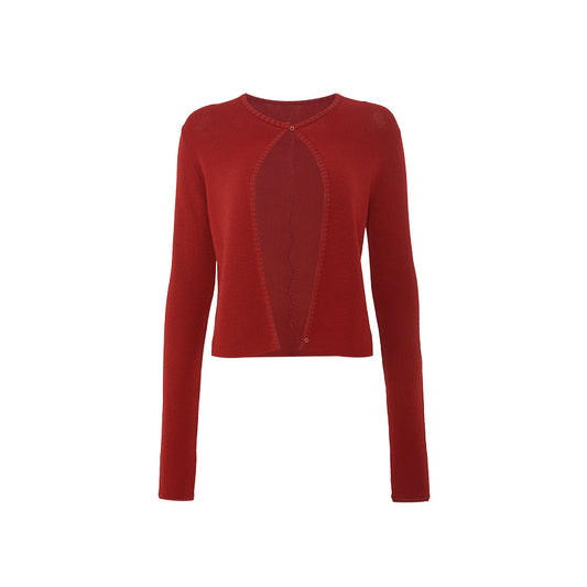 Soft Wool Button Cardigan