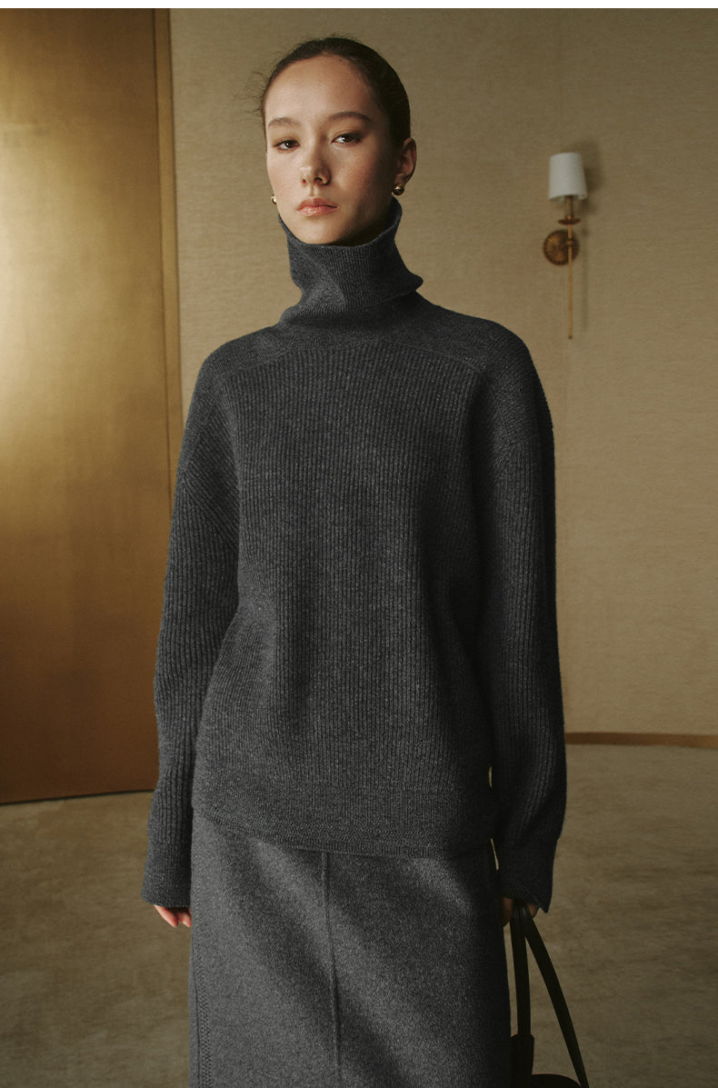 Yu Long Zi Turtleneck Wool Sweater