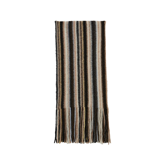 Huan Pei Fine Stripe Wool Scarf - Fine Stripe flat view