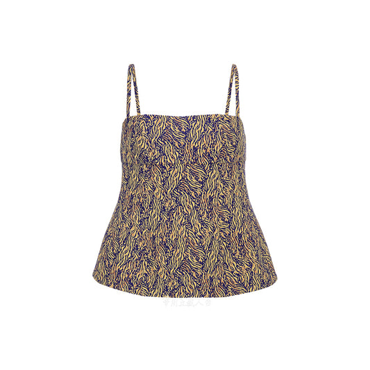 Floral Jacquard Cami Top